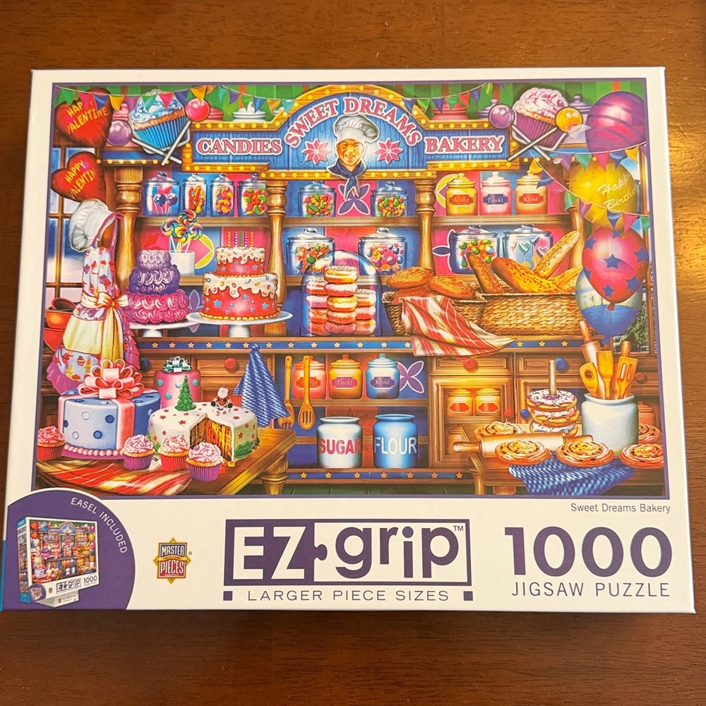 EZ Grip Candy Shop 1000-Piece Puzzle Like new-put together once